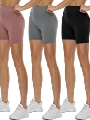 Women's High Waisted Biker Shorts